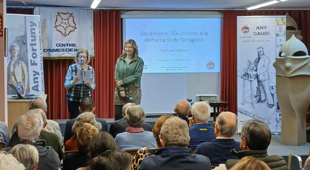 El passat 19 de novembre la periodista Tate Cabré va impartir una conferència a Reus  sota el títol “Gaudinisme i gaudinians a la demarcació de Tarragona”, impulsada pels Amics de […]