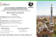 Ciclo 8 Mesas Conmemorativas del Centenario del fallecimiento de Antonio Gaudí Recupera la mesa redonda aquí (intervención de Tate Cabré en el minto 48. El pasado miércoles, 20 de mayo, [&hellip;]
